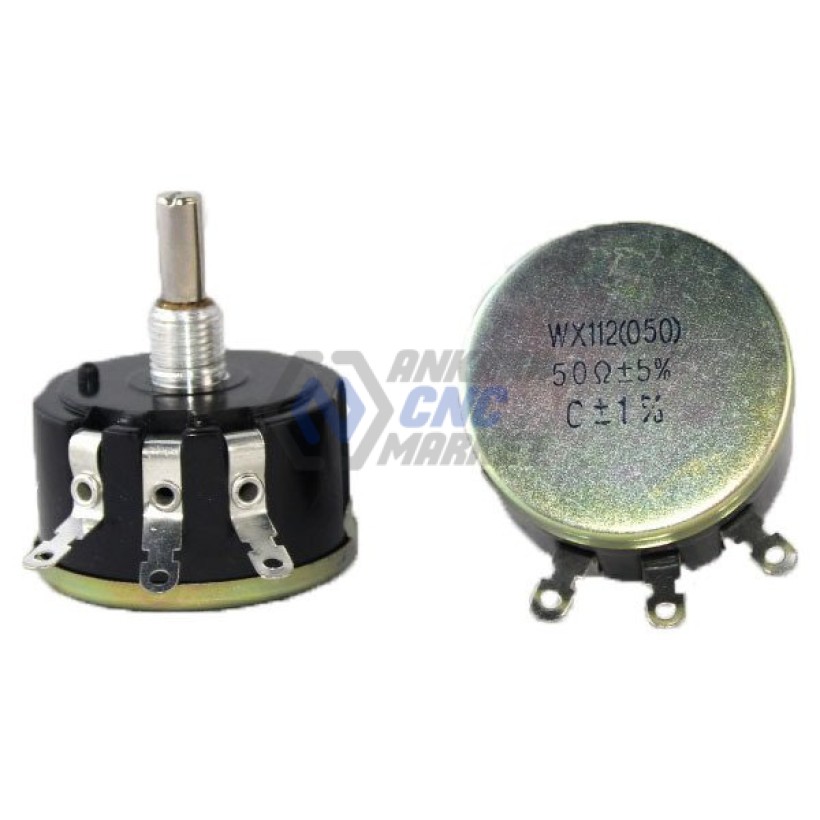 50R-5W TEK TURLU POTANSİYOMETRE 50R-5W TEK TURLU POTANSİYOMETRE